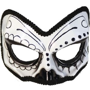 Halloween "Day of the Dead" Angry Skull Venetian Carnival Mask